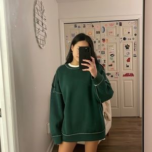 Cute Stitched Crewneck Sweatshirt